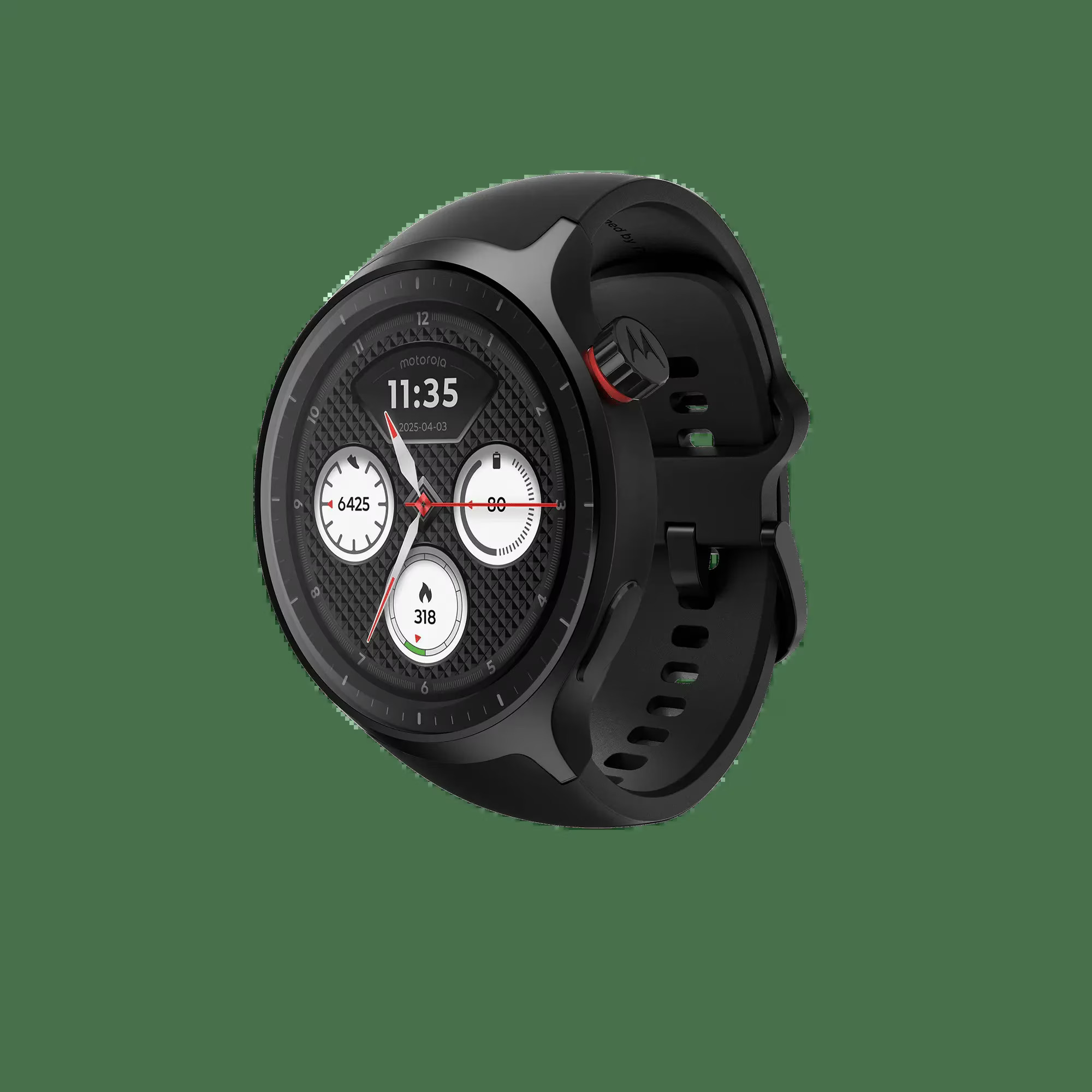 MOTOROLA Moto S-Watch 1.4inch 47mm XT2547-2 BT Mic Speaker 18days Battery time 7days AOD GPS CG3 PANTONE Herbal Garden