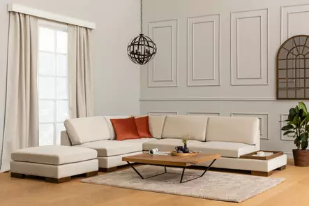 Kalune Design Tulip-kulmasohva, beige