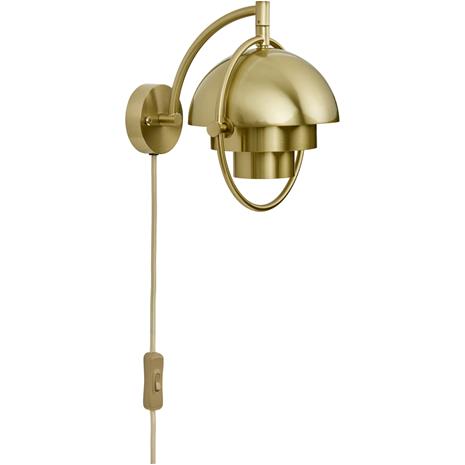 GUBI Multi-Lite seinälamppu Messinki