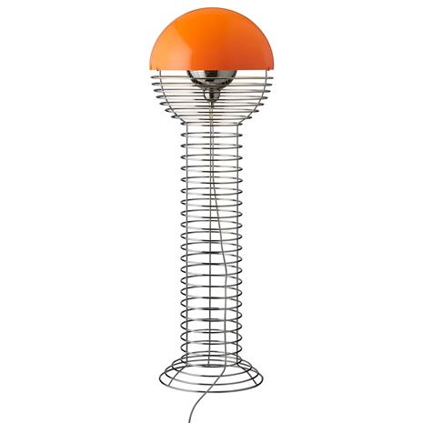 Verpan Wire lattiavalaisin Chrome-orange – kuva 5/8