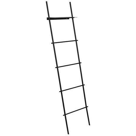 Ferm Living Dora pyyhetikas Musta, 165 cm