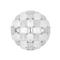 Slamp - Mida Kattovalaisin/Seinävalaisin Medium White/Platinum – kuva 4