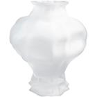 Hein Studio Ammonit Vaasi 30 Cm Frosted White - Maljakot Käsinpuhallettu Lasi Huurteisen valkoinen - 1540