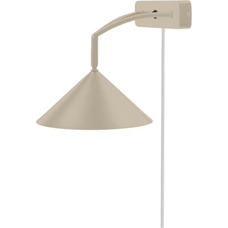 Globen Lighting - Curve Seinävalaisin Beige