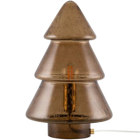Globen Lighting Gran Pöytävalaisin 20 Cm - Jouluvalaistus Lasi Ruskea - 626206