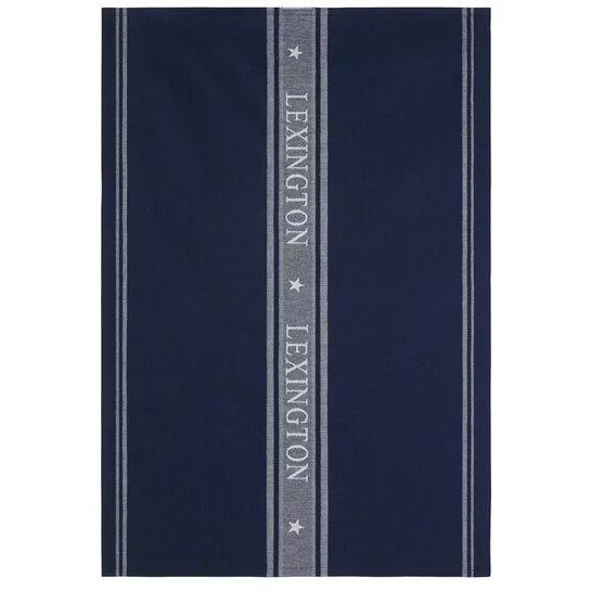Lexington Icons Cotton Jacquard Star Keittiöpyyhe 50x70 Cm - Keittiöpyyhkeet Puuvilla Dress Blue - 10003042-5545-KT10