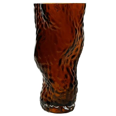 Hein Studio Ostrea Rock -maljakko lasia 30 cm Rust