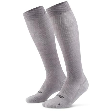 CEP Flight Socks Tall, juoksusukat, nainen, harmaa – kuva 1/3
