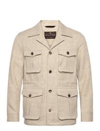 Oscar Jacobson Sirolo Shirt Jacket - Beige - XL