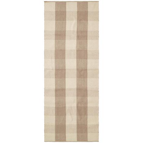 Lexington Checked Jute Matto 80x220 Cm /luonnonvärinen - Juuttimatot Juutti Beige - 10008091-2614-RG15