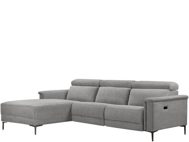 Sohva recliner Loft24 Lund, harmaa