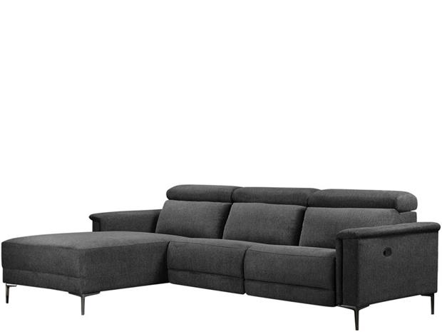 Sohva recliner Loft24 Lund, harmaa