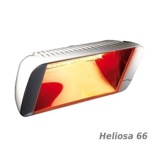Halogeeninen infrapunalämmitin HELIOSA HI DESIGN 66,2000 W, 66BMOB, valkoinen