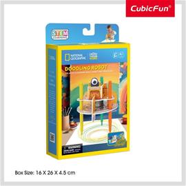 3D -palapeli CubicFun piirtävä robotti – luova STEM-taidelelu