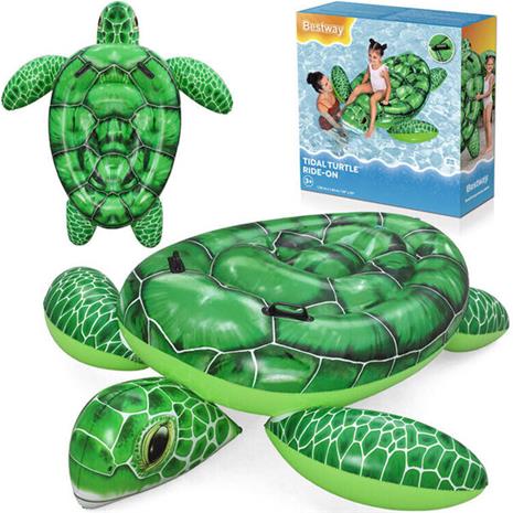 Bestway Tidal Turtle Ride-On 1,50 x 1,45 m kilpikonna uimalelu