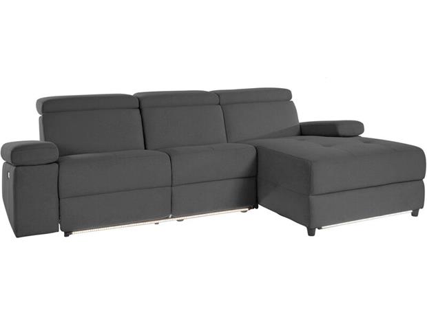 Kolmen istuttava sohva Loft Rayland, harmaa