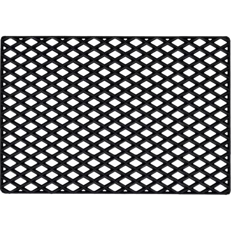 Dixie Black grid ovimatto 60 x 90 cm