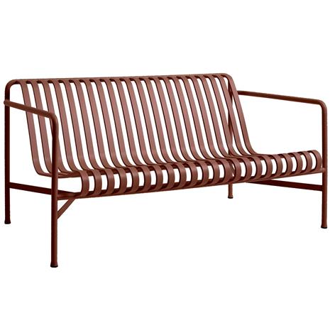 HAY Palissade Lounge-sohva - Puutarhasohvat & penkit Teräs Iron Red - AA617-B485