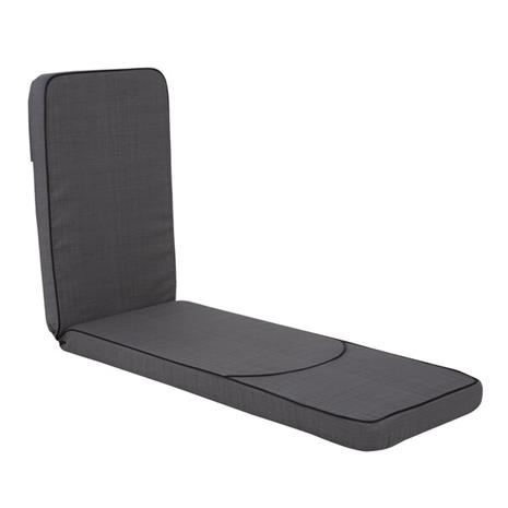 Puutarhan aurinkotuolin pehmuste PATIO Modena H024-07PB harmaa polyesteri, 180x48 cm