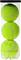 Tennispallot Adar, keltaiset – kuva 1
