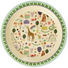 RICE lautanen 22 Cm Mint Fun Fair - Lastenlautaset Melamiini Vihreä - KILPL-FUFAMI