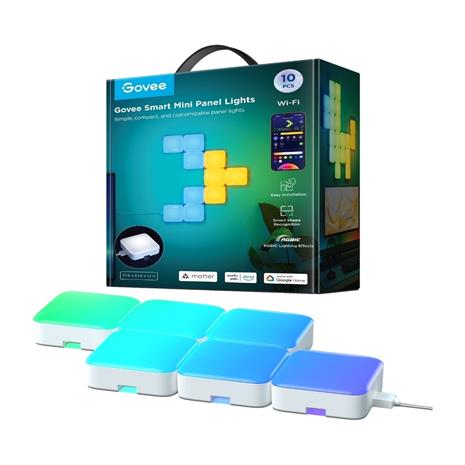 Govee - 10x ä„lykäs mini RGBIC panel Wi-Fi