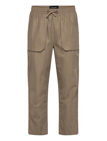 Lyle & Scott Linen Trousers - Beige - XXL