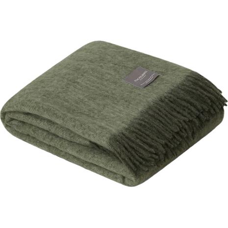 Stackelbergs Mohair Huopa 130x170 Cm Moss - Huovat & Peitteet Villa Sammaleenvihreä - 4117