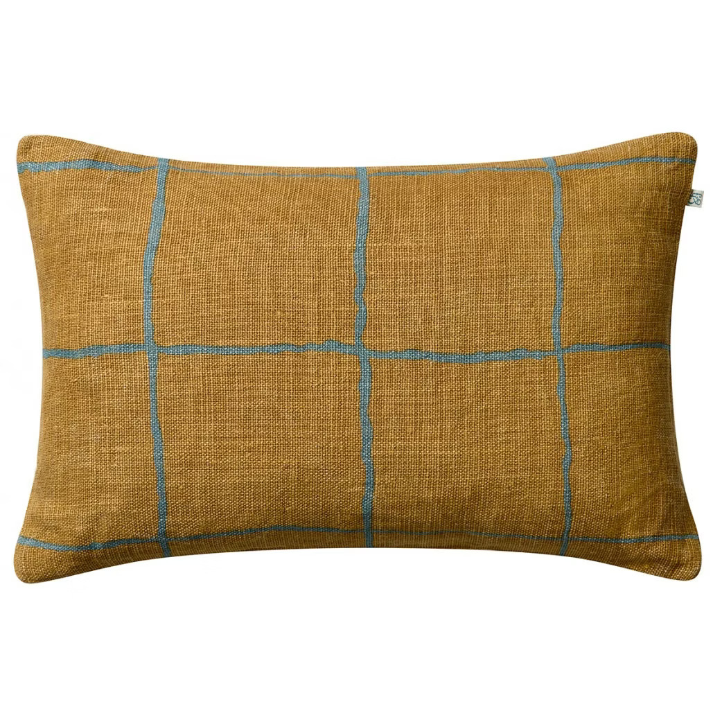 Chhatwal & Jonsson Chakra Tyynynpäällinen 40x60 Cm / Heaven Blue - Koristetyynyt & Suojukset Pellava Khaki - CC400211-26B