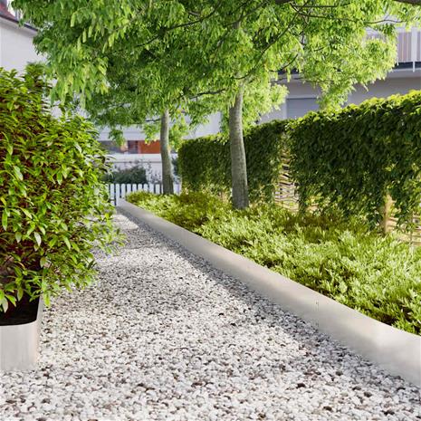 vidaXL Nurmikon reunalistat 30 kpl 20x103 cm ruostumatonta terästä