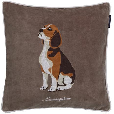 Lexington Dog Pillow Cover 50x50 Cm - Koristetyynyt & Suojukset Puuvillasametti Ruskea - 12534114-1997-SH25
