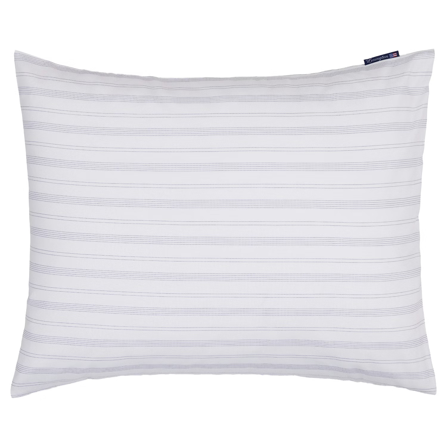 Lexington Striped Lyocell/cotton Tyynynpäällinen 50x60 Cm - Tyynyliinat Puuvilla Valkoinen - 12530016-1089-P25