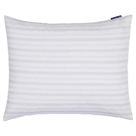 Lexington Striped Lyocell/cotton Tyynynpäällinen 50x60 Cm - Tyynyliinat Puuvilla Valkoinen - 12530016-1089-P25