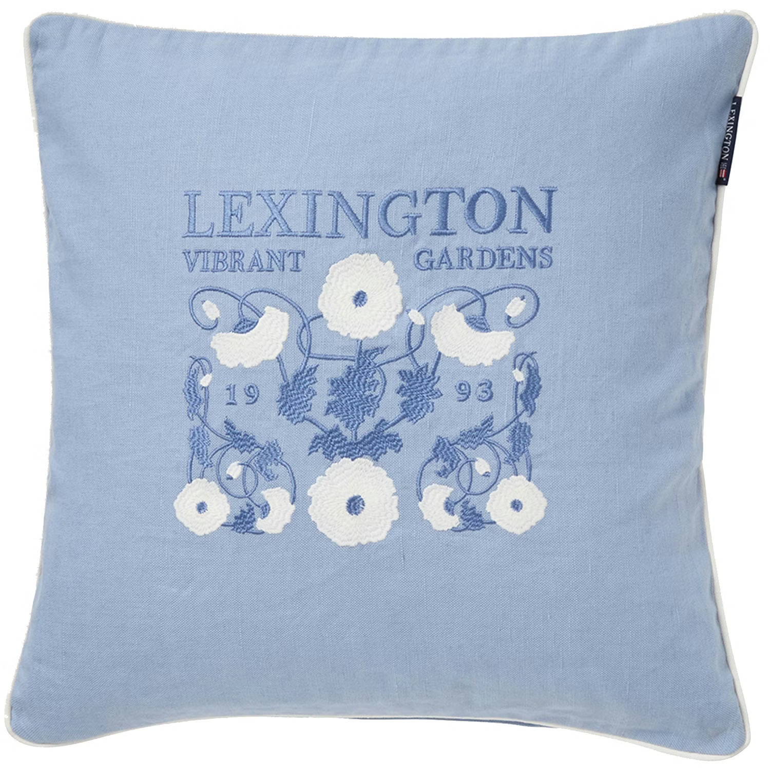 Lexington Vibrant Gardens Tyynynpäällinen 50x50 Cm - Koristetyynyt & Suojukset Puuvilla Sininen - 12514101-5600-SH25