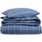 Lexington Checked Vuodesetti 220x220 + 50x60x2 Sininen - Vuodevaatesarjat Puuvillapopliini Misty blue - 12530021-5206-S305 – kuva 1