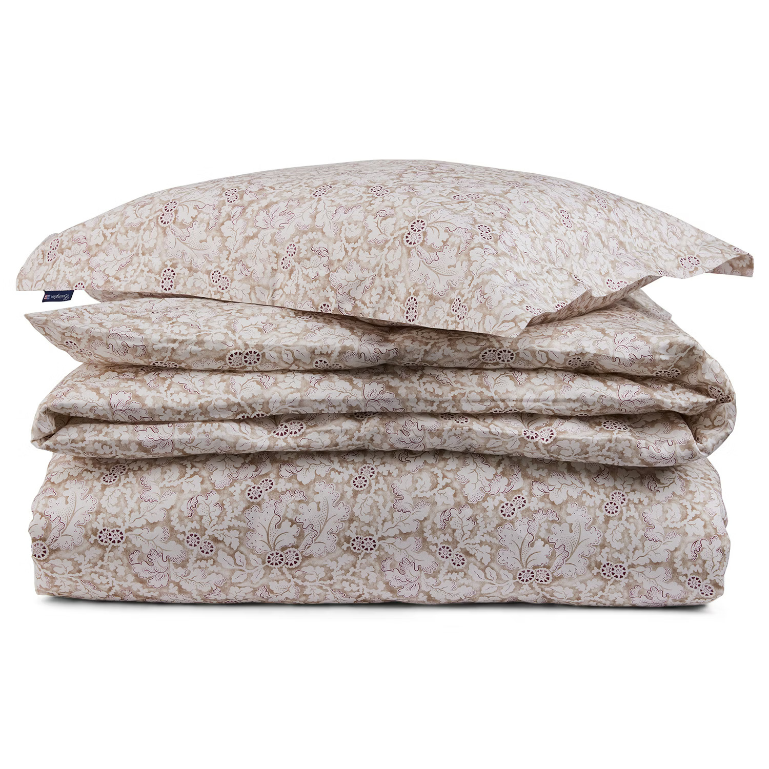 Lexington Fall Leaves Vuodesetti 220x220 + 50x60x2 - Vuodevaatesarjat Cotton Sateen Valkoinen - 12530001-2615-S305
