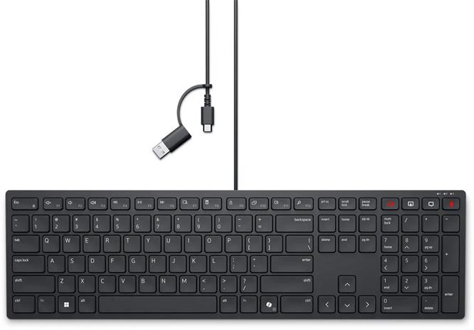 Dell KB525C Wired Collaboration Keyboard, langaton näppäimistö