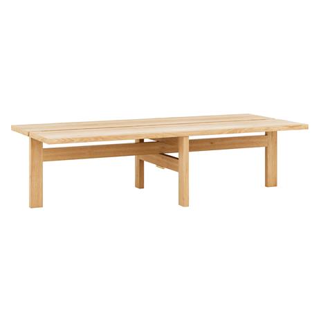 MOEBE Moebe rectangular coffee table -sohvapöytä large Tammi
