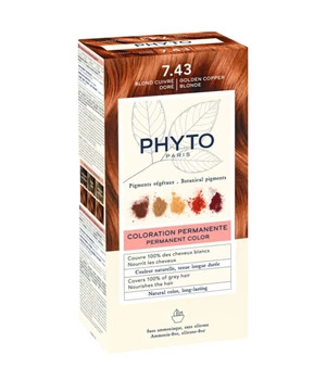 PHYTO PARIS PHYTOCOLOR Hiusväri 1 kpl 7.43 Kupfer Goldblond