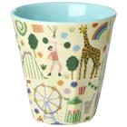 RICE kuppi 25 Cl Mint Fun Fair - Kahvikupit Melamiini Multi - MELCU-FUFAMI