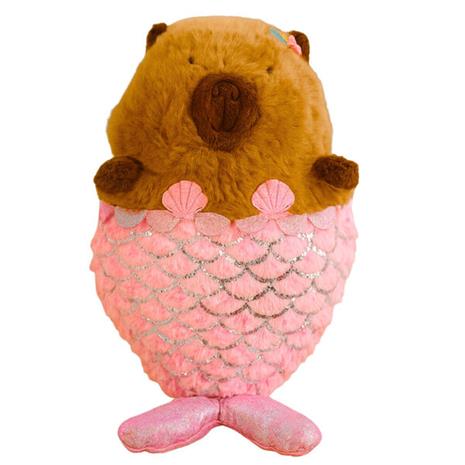 Pehmolelu kapybara merenneito, 28 cm