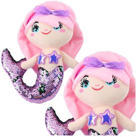 Pehmolelu Merenneito, 28 cm, violetti