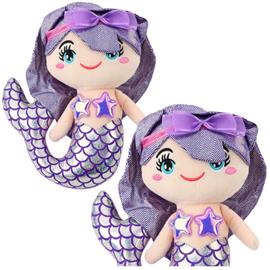 Pehmolelu Merenneito, 25 cm, violetti