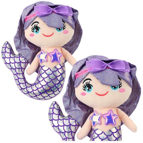 Pehmolelu Merenneito, 25 cm, violetti