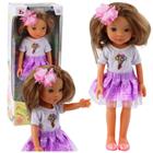 Nukke violetissa mekossa Pretty Girl, 32 cm
