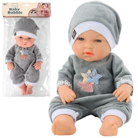 Nukke pyjamassa ja lakissa, 30 cm