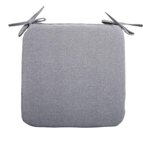 Tuolityyny Home4You SIMPLE HARMAA 39x39x2,5 cm Polyesteri Moderni harmaa