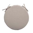 Tuolityyny Home4You SIMPLE, hiekanvärinen, pyöreä, 38 cm, polyesteri