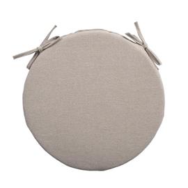 Tuolityyny Home4You SIMPLE, hiekanvärinen, pyöreä, 38 cm, polyesteri