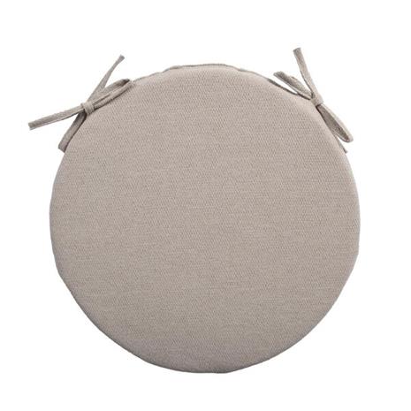 Tuolityyny Home4You SIMPLE, hiekanvärinen, pyöreä, 38 cm, polyesteri